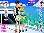 Флеш игра онлайн Пара на яхте / Couple on a Yacht